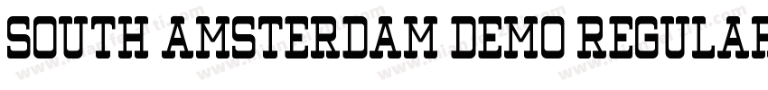 South Amsterdam DEMO Regular字体转换